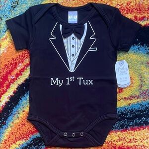 🖤Baby Essentials “My First Tux” Onesie 🖤